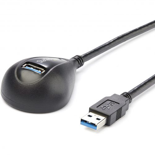 Startech .com 5 ft Black Desktop SuperSpeed USB 3.0 Extension CableA to A M/FExtend a USB 3.0 port from the back of your computer to y… USB3SEXT5DKB