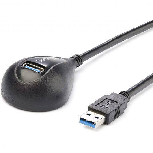 Startech .com 5 ft Black Desktop SuperSpeed USB 3.0 Extension CableA to A M/FExtend a USB 3.0 port from the back of your computer to y… USB3SEXT5DKB