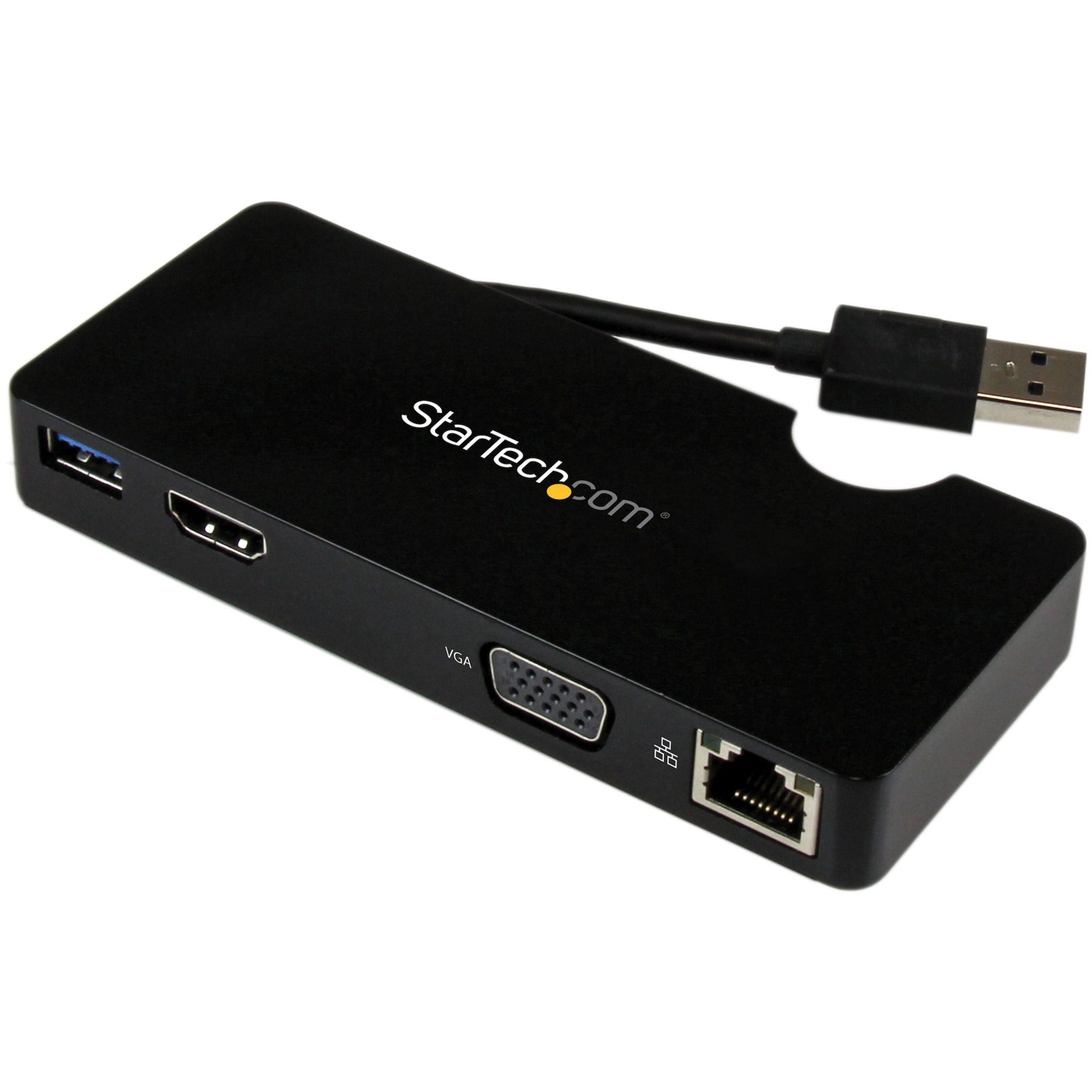 Startech .com Travel Docking Station for LaptopsHDMI or VGAUSB 3.0Portable Universal Laptop Mini DockCreate a mobile workstation… USB3SMDOCKHV