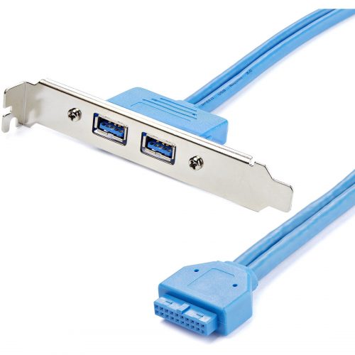 Startech .com 2 Port USB 3.0 A Female Slot Plate AdapterAdd 2 USB 3.0 A Female Ports to the Back of your Computerusb 3.0 plateusb 3.0… USB3SPLATE