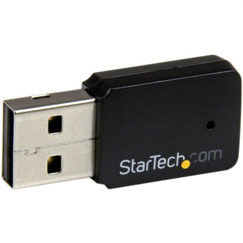 Startech .com USB 2.0 AC600 Mini Dual Band Wireless-AC Network Adapter1T1R 802.11ac WiFi AdapterAdd dual-band Wireless-AC connectivity… USB433WACDB