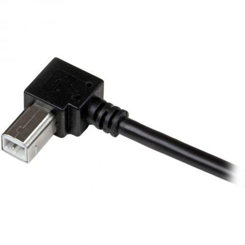 Startech .com 1m USB 2.0 A to Right Angle B CableM/MConnect hard-to-reach USB 2.0 peripherals, for installation in narrow spacesUSB Pri… USBAB1MR