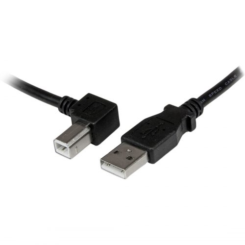 Startech .com 2m USB 2.0 A to Left Angle B CableM/MConnect hard-to-reach USB 2.0 peripherals, for installation in narrow spacesUSB Prin… USBAB2ML