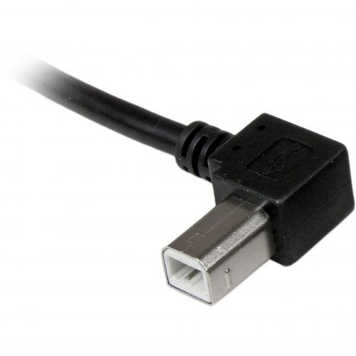 Startech .com 2m USB 2.0 A to Left Angle B CableM/MConnect hard-to-reach USB 2.0 peripherals, for installation in narrow spacesUSB Prin… USBAB2ML