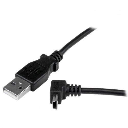 Startech .com 1m Mini USB CableA to Up Angle Mini BConnect your Mini USB devices, with the cable out of the way1m USB to Mini USB Cabl… USBAMB1MU