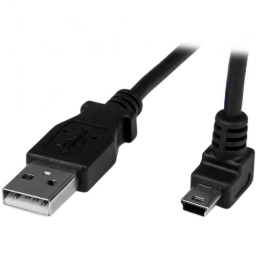 Startech .com 1m Mini USB CableA to Up Angle Mini BConnect your Mini USB devices, with the cable out of the way1m USB to Mini USB Cabl… USBAMB1MU