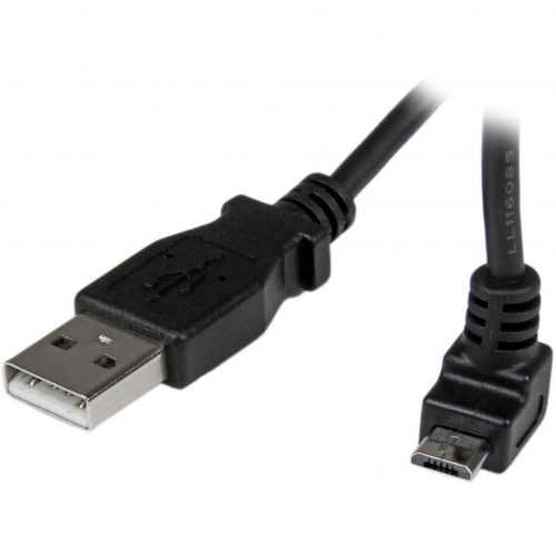 Startech .com 1m Micro USB CableA to Up Angle Micro BCharge or sync your Micro USB devices, with the cable kept out of the way1m USB t… USBAUB1MU