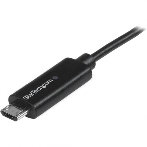 Startech .com 1m 3 ft Micro-USB Cable with LED Charging LightM/MUSB to Micro USB CableKnow when your Micro-USB mobile devices are full… USBAUBL1M