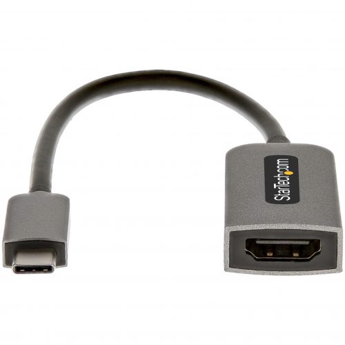 Startech .com USB C to HDMI Adapter Dongle, 4K 60Hz, HDR10, USB-C to HDMI 2.0b Converter, USB Type-C DP Alt Mode to HDMI Monitor/Dis… USBC-HDMI-CDP2HD4K60