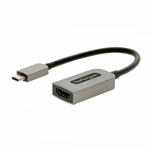 Startech .com USB C to HDMI Adapter Dongle, 4K 60Hz, HDR10, USB-C to HDMI 2.0b Converter, USB Type-C DP Alt Mode to HDMI Monitor/Dis… USBC-HDMI-CDP2HD4K60