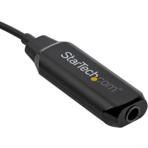 Startech .com USB C to 3.5mm Audio Adapter USB Type C to AUX Female Wired Headphone Jack w/32-bit DAC Active Digital Sound Card for HeadsetU… USBCAUDIO
