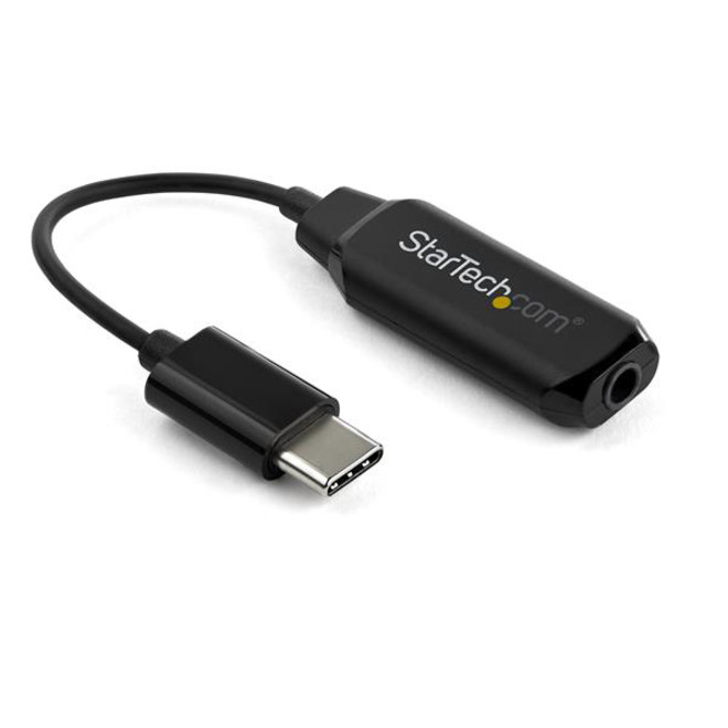 Audio Adapter | USB-C to 3.5mm Aux | Black