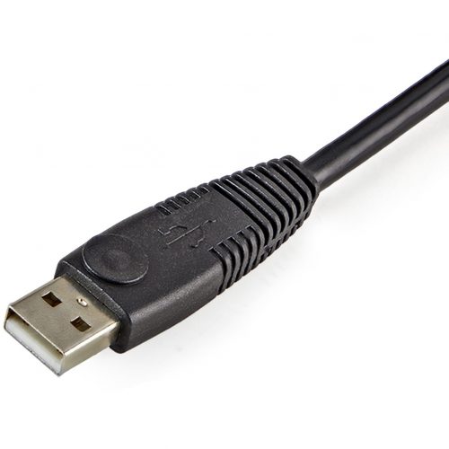Startech .com .com 4-in-1 USB DVI KVM CableKeyboard / video / mouse / audio extender4 pin USB Type A, mini-phone stereo 3.5 mm… USBDVI4N1A10