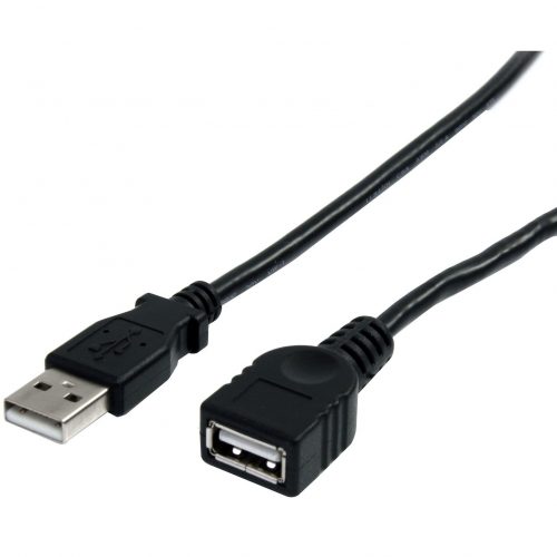 Startech .com 10 ft Black USB 2.0 Extension Cable A to AM/FExtends the length of your current USB device cable by 10 feet10ft usb e… USBEXTAA10BK