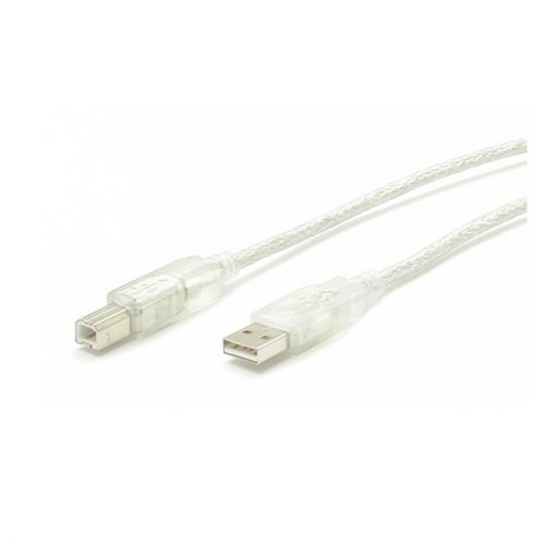 Startech .com 6 ft Clear A to B USB 2.0 CableM/MType A Male USBType B Male USB6ftTransparent USBFAB6T