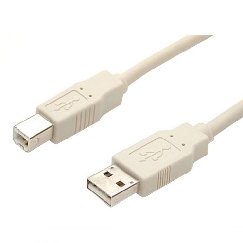 Startech .com .comBeige USB 2.0 cable4 pin USB Type A (M)4 pin USB Type B (M)15 ftConnect USB 2.0 peripherals to your co… USBFAB_15