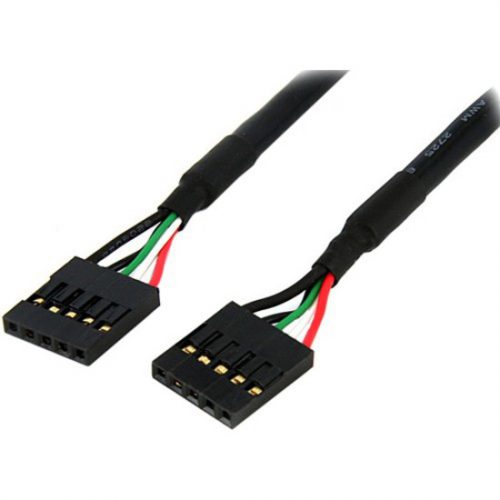 Startech .com 18in Internal 5 pin USB IDC Motherboard Header CableIDC FemaleIDC Female18Black USBINT5PIN