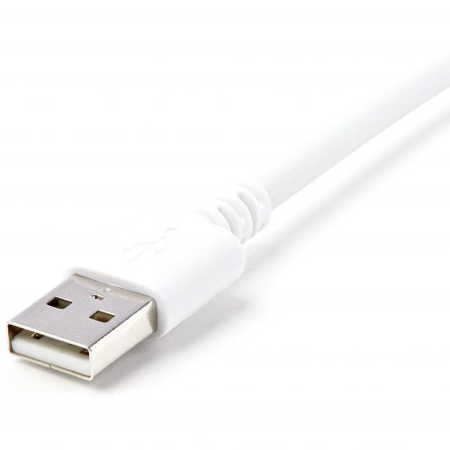 Startech .com 3m (10ft) Long White Apple® 8-pin Lightning Connector to USB Cable for iPhone / iPod / iPadCharge and Sync your Apple®… USBLT3MW
