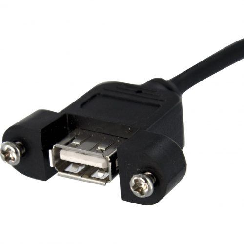 Startech .com .com 1 ft Panel Mount USB CableUSB A to Motherboard Header Cable F/FConnect a panel-mountable USB port to your mo… USBPNLAFHD1