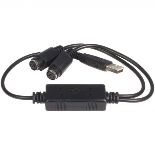 Startech .com USB to PS/2 AdapterKeyboard and MouseConvert a PS/2 keyboard and mouse to a single USB interfaceusb to ps2 adapterkeyb… USBPS2PC