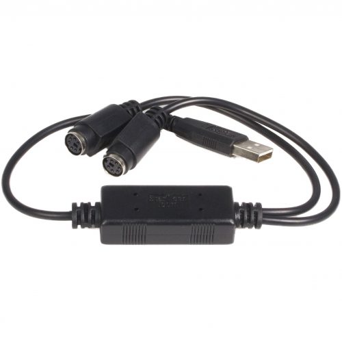 Startech .com USB to PS/2 AdapterKeyboard and MouseConvert a PS/2 keyboard and mouse to a single USB interfaceusb to ps2 adapterkeyb… USBPS2PC