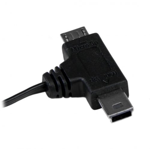 Startech .com 2.5 ft Retractable USB Combo CableUSB to Micro USB and Mini USBM/MCharge or sync either Micro or Mini USB mobile devic… USBRETAUBMB