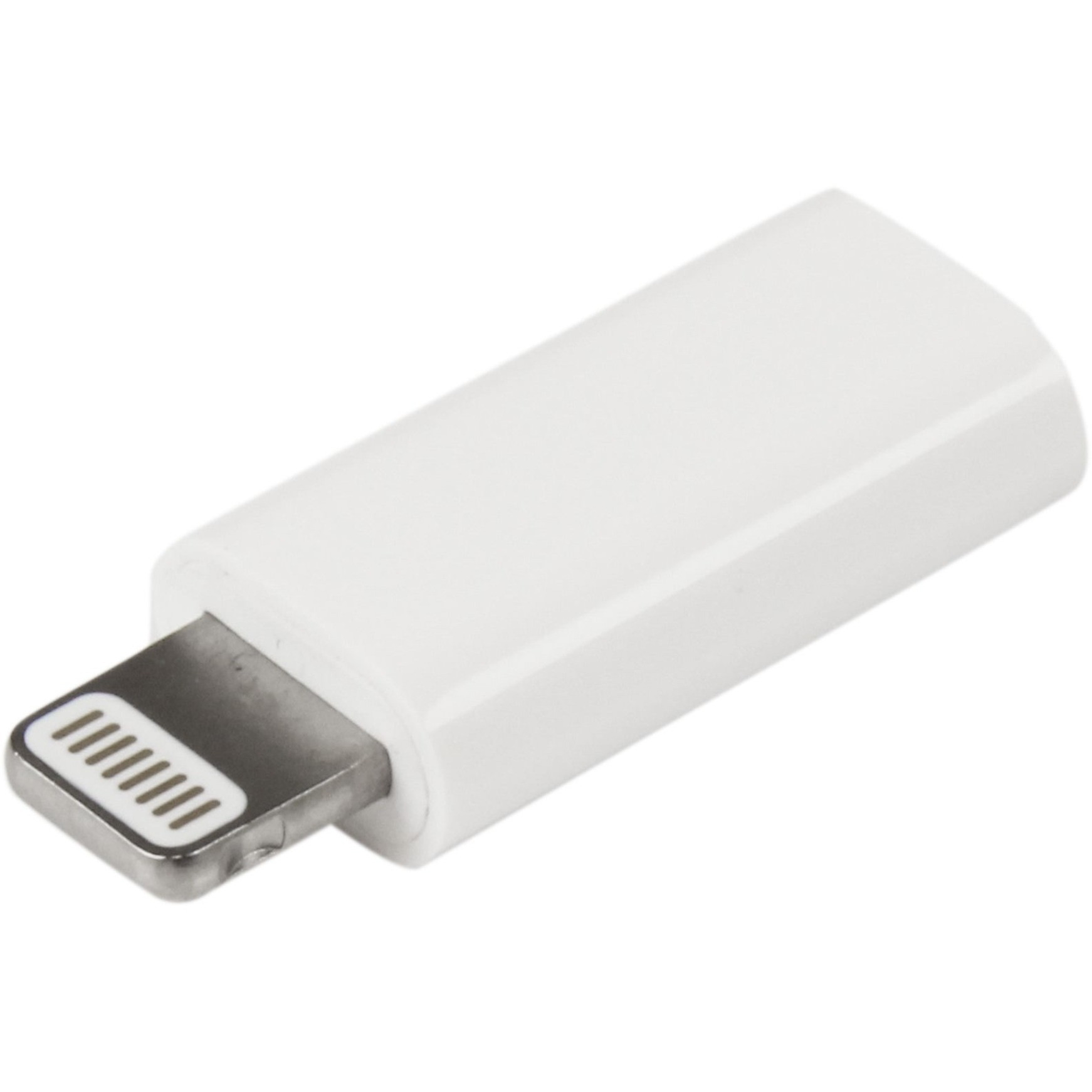 Startech .com White Apple 8-pin Lightning Connector Micro USB Adapter for iPhone / iPod / iPadCharge or Sync your iPhone, iPad... USBUBLTADPW - Corporate