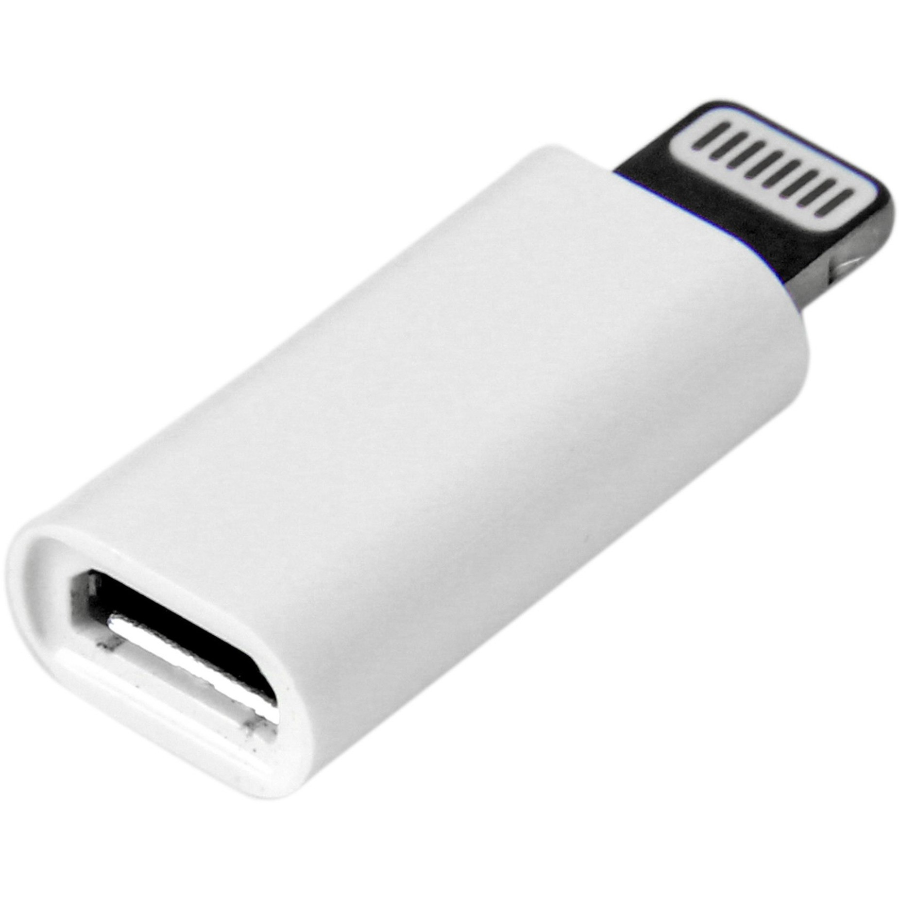 Startech .com White Apple Lightning Connector to Micro USB Adapter for iPhone / iPod / iPadCharge or Sync your iPhone, iPod, or iPad... USBUBLTADPW Corporate Armor