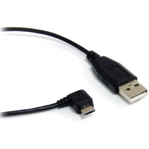 Startech .com .com USB cable4 pin USB Type A (M)Right Angle Micro USB Type B (M)90 cmCharge and sync Micro USB devices, e… UUSBHAUB3RA