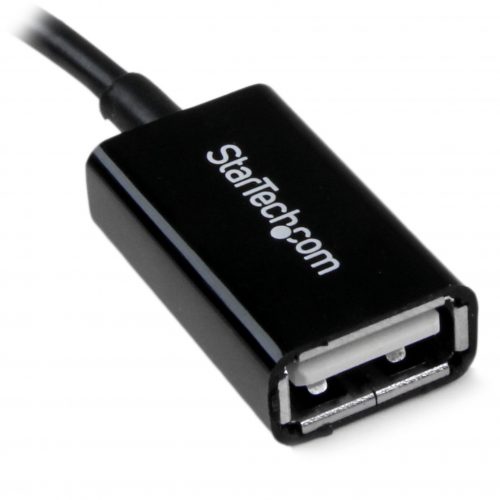 Startech .com 5in Micro USB to USB OTG Host Adapter M/FConnect your USB On-the-Go capable tablet computer or Smartphone to USB 2.0 devices (th… UUSBOTG