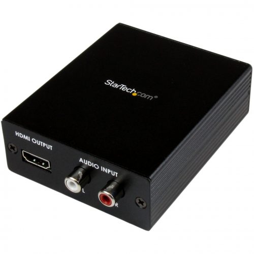 Startech .com Component / VGA Video and Audio to HDMI® ConverterPC to HDMI1920x1200Connect your VGA or Component video source to an… VGA2HD2
