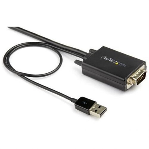 Startech .com 2m VGA to HDMI Converter Cable with USB Audio Support1080p Analog to Digital Video Adapter CableMale VGA to Male HDMIVG… VGA2HDMM2M
