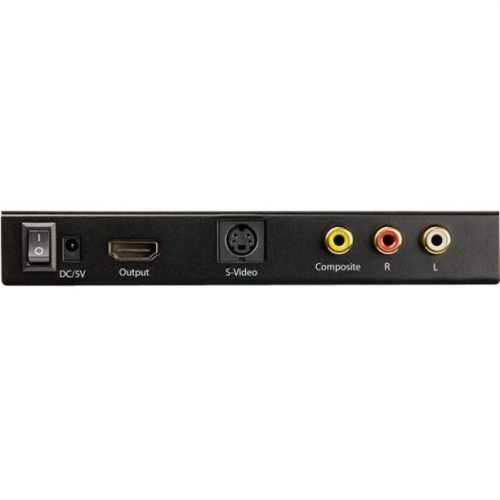 Startech .com S-Video or Composite to HDMI Converter with Audio720pNTSC & PALAnalog to HDMI UpscalerMac & Windows (VID2HDCON2)1… VID2HDCON2