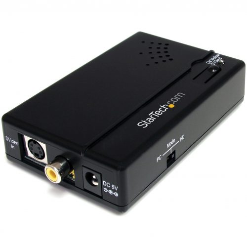 Startech .com Composite and S-Video to HDMI® Converter with AudioConvert a Composite or S-Video Signal and the Accompanying Audio to HDM… VID2HDCON