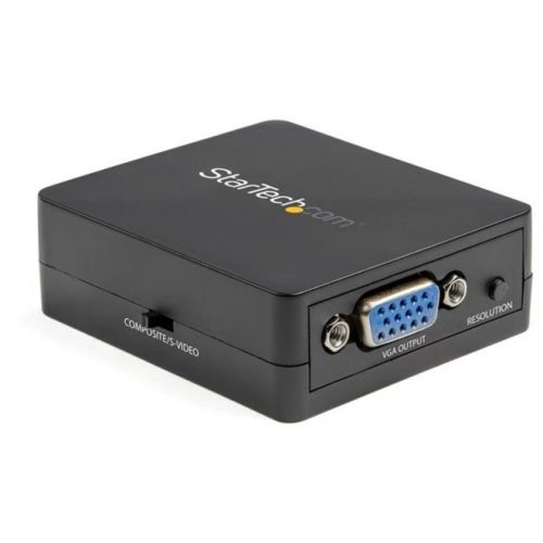 Startech .com Composite to VGA Video Converter1920x1200Composite Video ScalerS Video to VGA Adapter (VID2VGATV3)Convert and scale… VID2VGATV3