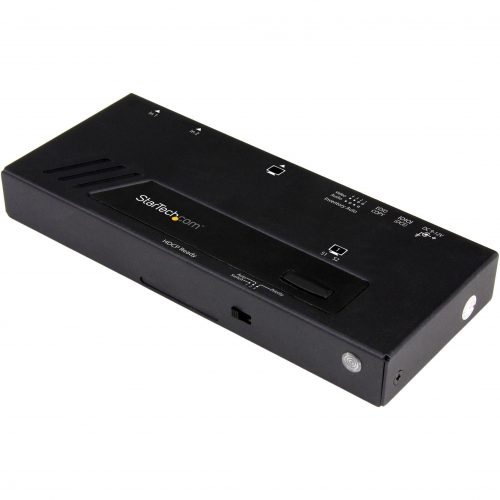 Startech .com 2-Port HDMI Automatic Video Switch4K 2×1 HDMI Switch with Fast Switching, Auto-Sensing and Serial ControlSwitch between tw… VS221HD4KA