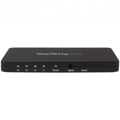 Startech .com 4-Port HDMI Automatic Video Switch w/ Aluminum Housing and MHL Support4K 30HzSwitch between four HDMI sources on a single H… VS421HD4K