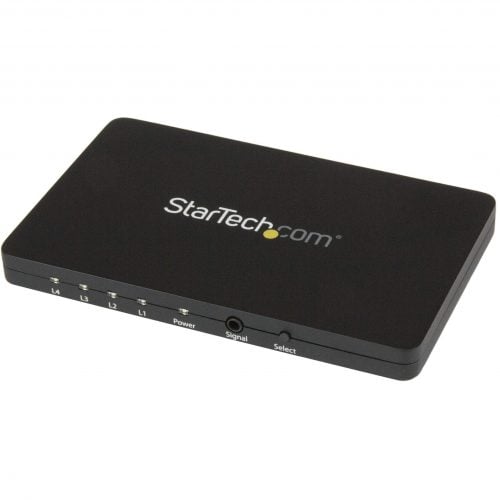 Startech .com 4-Port HDMI Automatic Video Switch w/ Aluminum Housing and MHL Support4K 30HzSwitch between four HDMI sources on a single H… VS421HD4K