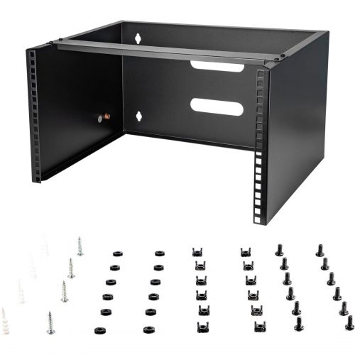 Startech .com 6U 13.78 n Deep Wallmounting Bracket for Patch PanelMount networking equipment and shallow rackmount devices with this 6U wal… WALLMOUNT6
