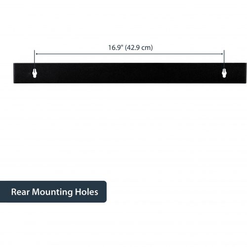 Startech .com 1U 19in Hinged Wallmounting Bracket for Patch PanelSteel WALLMOUNTH1