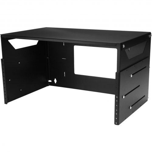 Startech .com 4U Wallmount Server Rack with Built-in ShelfSolid SteelAdjustable Depth 12in to 18inMount your server, network and tel… WALLSHELF4U