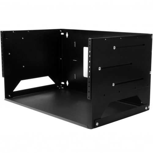 Startech .com 4U Wallmount Server Rack with Built-in ShelfSolid SteelAdjustable Depth 12in to 18inMount your server, network and tel… WALLSHELF4U