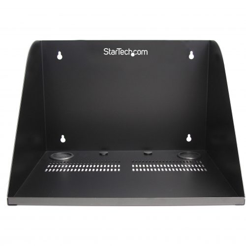 Startech .com 17in Deep Vented Server Room Equipment Wall Mount ShelfWallmount and store your non-rackmount server, networking or AV equipme… WALLSHELF