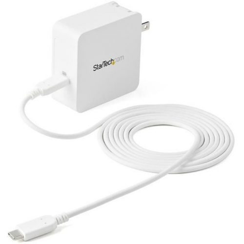 Startech .com USB C Wall Charger60W PD 1m cablePortable Travel USB Type C Fast Charge Universal Laptop AdapterUSB IF/ETL Certified60 Wa… WCH1C