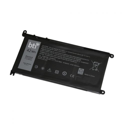 Battery Technology BTI OEM Compatible 0WDX0R 3CRH3 C4HCW CYMGM FC92N FW8KR T2JX4 WDX0R Y3F WDX0R-BTI