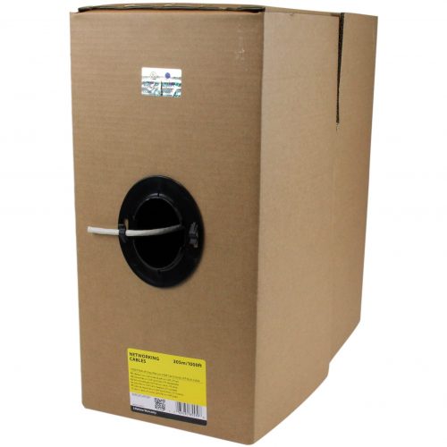 Startech .com 1000 ft Roll of Gray Plenum CMP Cat 6 Solid UTP Bulk CableMake Gigabit network connections using this high quality plenum ra… WIRC6CMPGRY