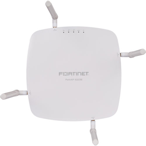 Fortinet FortiAP S223E IEEE 802.11ac 1.14 Gbit/s Wireless Access Point5 GHz, 2.40 GHzMIMO Technology2 x Network (RJ-45)Gigabit E… FAP-S223E-A
