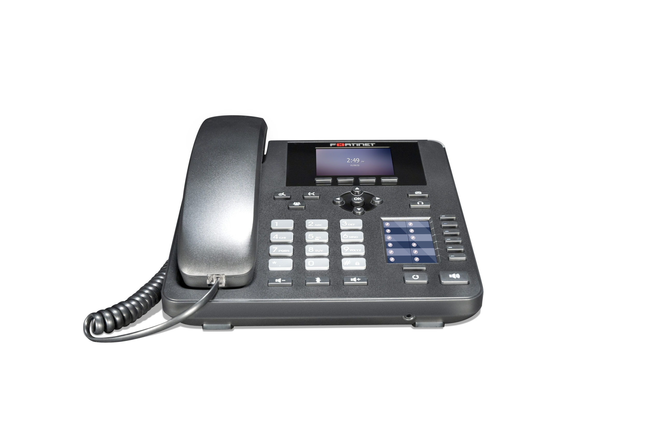 Fortinet FortiFone-375 / FON-375 VOIP Phone, 10/100/1000 LAN & PC, PoE