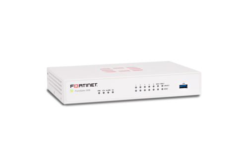 Fortinet FortiGate 50E Network Security/Firewall Appliance7 Port1000Base-TGigabit EthernetAES (256-bit), SHA-17 x RJ-45Rack-mou… FG-50E