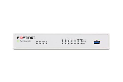 Fortinet FortiGate 52E Network Security/Firewall Appliance7 Port1000Base-TGigabit EthernetAES (256-bit), SHA-17 x RJ-45Desktop FG-52E